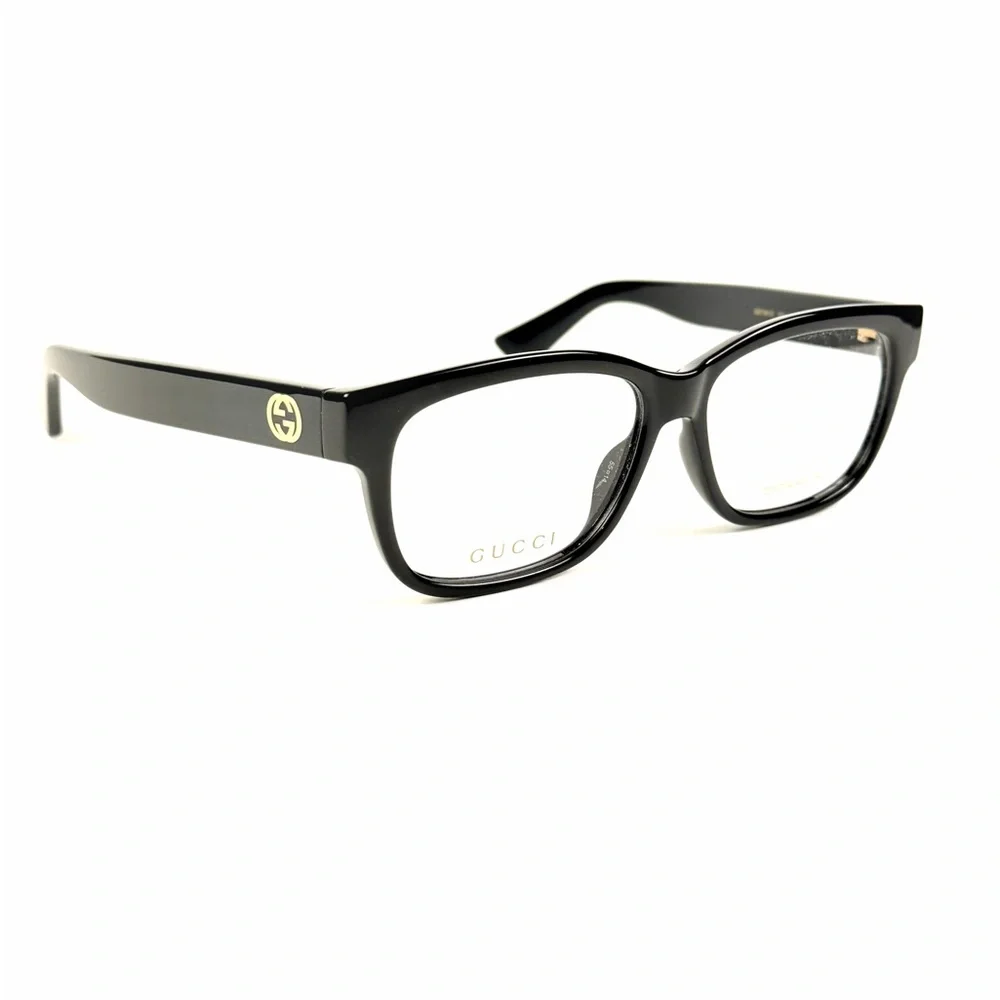 GUCCI GG1341O 001 Black Authentic 55 mm Eyeglasses NWT - Picture 6 of 8